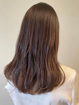 ハイレート ウニクス川越店(Hairate) ［imada］Aラインロング×柔らかベージュ