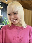 デザインカラー/レイヤーカット/ウェットヘア/韓国/ダブルカラー