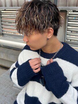 リコ ヘアアンドリラクゼーション 名駅店(LICO HAIR＆RELAXATION) ツイストスパイラルハイライト　名古屋駅/名駅/メンズ