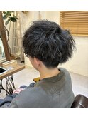 カット　ツイストパーマ