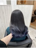 ブルー　ブラック　トリートメント　髪質改善　豊川