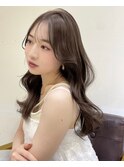 美髪レイヤーカット/顔まわりレイヤー/くびれミディアムレイヤー
