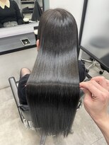 サロウィン 池袋(SALOWIN)&nbsp;美髪ストレート × ブルーブラック × 髪質改善 #303