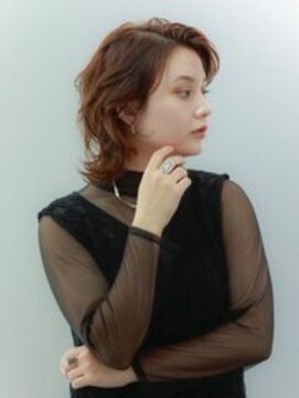 ティファ 栄(Tiffa) チェリーブラウン/ミニウルフ/デジタルパーマ[栄］