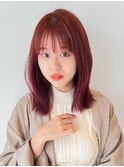 《Agu hair》くびれミディアム×numberA.アクアバームセラム