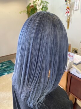 プリーマ ブリーチonカラーはブルー