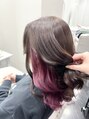フラン(Franc)&nbsp;おしゃれで可愛いインナーカラー☆ぜひお任せください