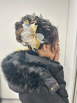 キング 心斎橋店(K!ng)&nbsp;ハイライトカラーミルクティーベージュレイヤーカット