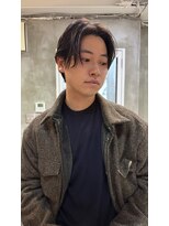 サンアタゴノット(san.atagonot)&nbsp;men's hair/曲がる縮毛矯正/刈り上げセンターパート/メンズ