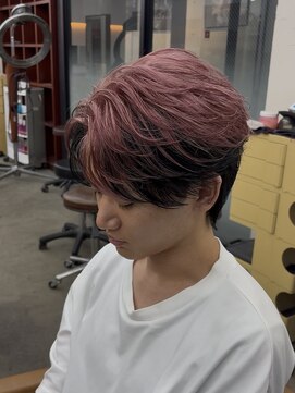 リップス 吉祥寺店 (LIPPS) 女子ウケ1位ピンクアウターカラーセンターパート