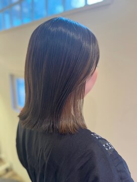 ムーン(moon) クラゲヘアー/小顔に見せるヘア/ココアベージュ/武蔵小杉