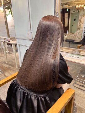 艶髪/髪質改善/ストレート/艶髪/絹髪/美髪