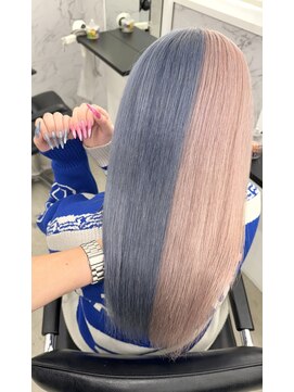 エゴル ナゴヤサカエ(ENGOL NAGOYA SAKAE) 新美蓮/ツートンカラー/デザインカラー/ハイトーン