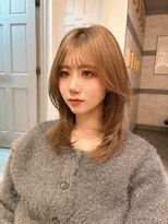 ロンドアベニール 北千住(Lond avenir)&nbsp;韓国顔周り/バタフライカット/ミディアムレイヤーカット北千住