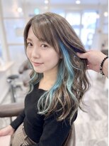 リシェイル(RICHAIR)&nbsp;インナーカラー☆ペールブルー