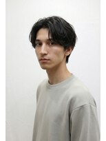 カミカガク&nbsp;センターパートニュアンスパーマ