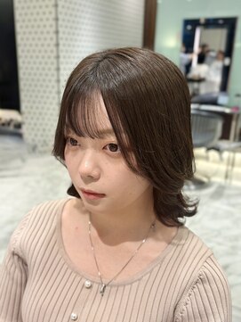 アピッシュ ギンザ(apish ginza) 毎朝楽ちんコテ巻き風ボブパーマ