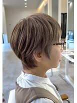 ジュベ 別府店(juve.)&nbsp;別府ショートボブ顔周りレイヤーカット髪質改善カラー