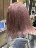 ケンジ 横須賀中央(KENJE)&nbsp;ピンクベージュケアブリーチ横須賀オージュアミルクティーカラー