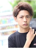 男のかきあげアップバング【フルスロットショート】