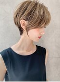 この夏おすすめ☆ひし形ショート×シャンパライトカラー