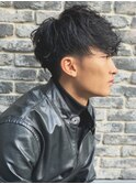 サイドスッキリ!無造作ツーブロックマッシュ