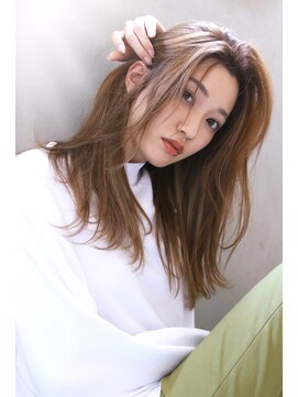 ブラン 梅田(Blanc) 【Blanc/梅田】ショコラベージュ_かき上げ_大人ガーリー