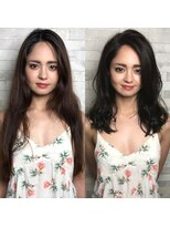 アフロート ギンザ(AFLOAT GINZA)&nbsp;AFLOAT GINZA【仲道 弘泰】暗髪セミロング【before→after】