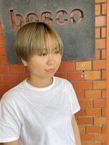 ボスコ 下北沢店(bosco)&nbsp;ハイトーンカラーショート　≪saya≫