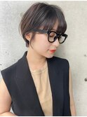 【春日美月】暗髪でも重く見えないふわっとショート
