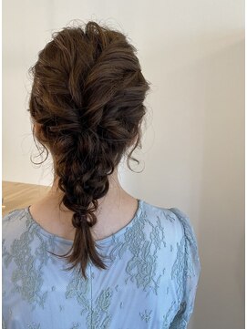 マジョリルゥ 寝屋川店(ma jolie.lou) 編みおろしヘア