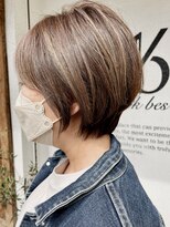 ジェービーヘア 稲毛(jb hair)&nbsp;30代40代50代大人ナチュラルレイヤーボブセクションカラー