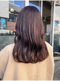 ダブルカラーミルクティーピンクカラーケアブリーチ韓国ヘア