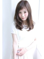 リル 西宮(LiL')&nbsp;【LiL'西宮】眉上バング_ふわミディ_毛先パーマ_小顔★