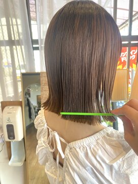 ルアナ ヘアメイク(Luana hair make) 切りっぱなしロブ