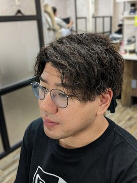 ティーズ バーバー T's BARBER ハードツイストパーマ