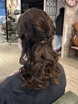 インデペンデンス(independence)&nbsp;ヘアセット×ハーフアップ