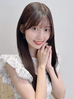 ノイ(noi)&nbsp;顔周りレイヤーカットくびれヘアミルクティーベージュカラー