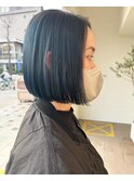 ミニボブ×ブルージュ☆ブルーグレージュ/ヘルシースタイル