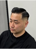 サイドパート スキンフェード 南楠葉