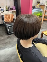 ヘアーブロス カットカラー＋ケミカル除去トリートメント