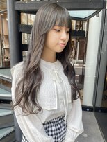 コフィー バイ メルト 吉祥寺(cofy by melt)&nbsp;【松本咲花】ブリーチなしダブルカラーオリーブグレージュ人気