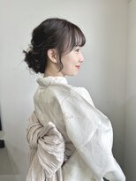 ロットアニバース(lott annibirth) 【髪質改善】浴衣シニヨンヘア@mutsumi