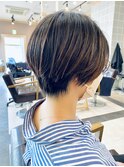 ショートカット×ひし形ショートボブ×20代30代40代ショート