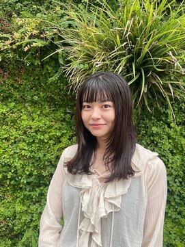 ヘアメンテ(Hairmainte) 似合わせセミロングカット+髪質改善オイルツヤ髪