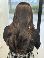 ビューブルー 亀戸錦糸町(VIEW BLUE)&nbsp;美髪カールシアーカラーピンクブラウンエアリーロングセミディ