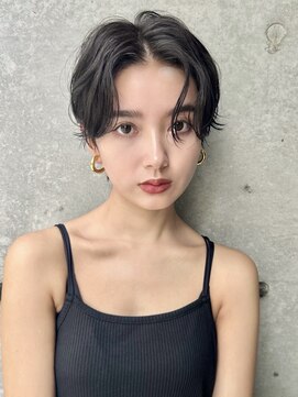 ロンド 銀座(Lond) ☆【春日美月】小顔に見せる黒髪スタイル