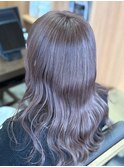 透け感シアーカラー
