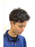 ナチュラルパーマ アイロンパーマ メンズビジネス 爽やか
