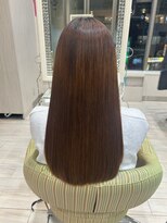 ビス ヘア アンド ビューティー 西新井店(Vis Hair＆Beauty)&nbsp;小顔レイヤーロブヘアウルフカットブリーチなしココアブラウン